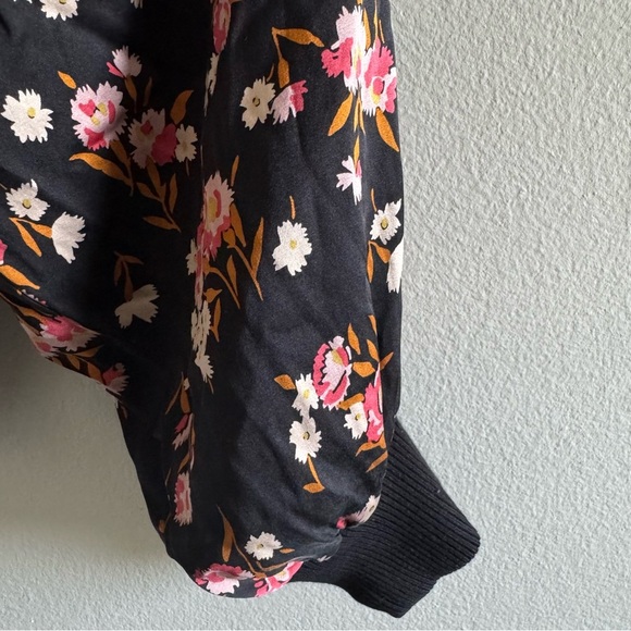 A.L.C. Kelley Floral Bomber Silk Blend Jacket size Small - Picture 4 of 11